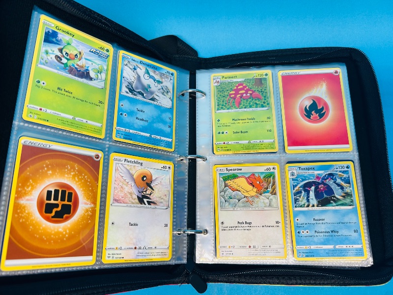 Photo 9 of 812027… Final sale no returns/refunds -160 mixed Pokemon cards in binder