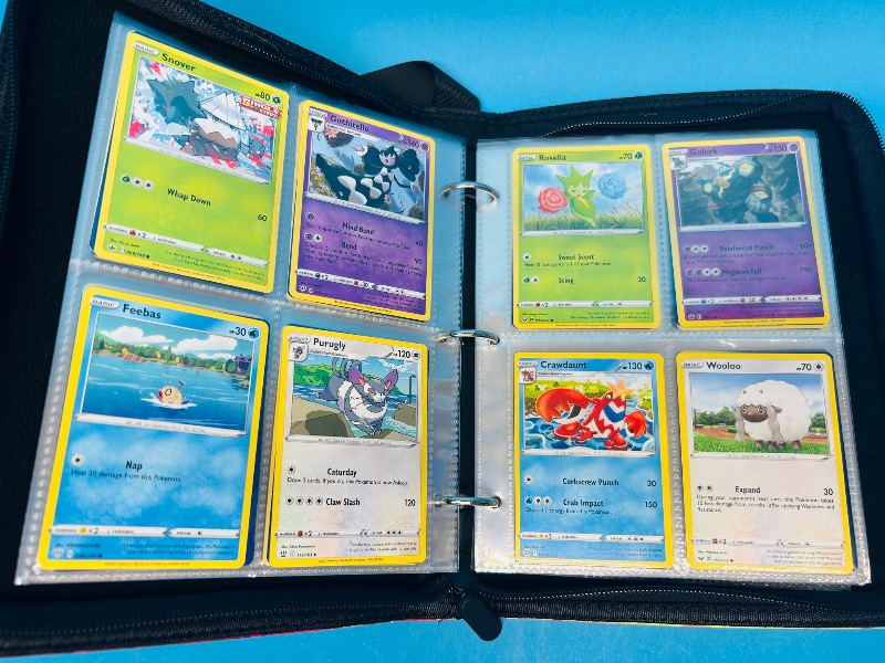 Photo 3 of 812027… Final sale no returns/refunds -160 mixed Pokemon cards in binder