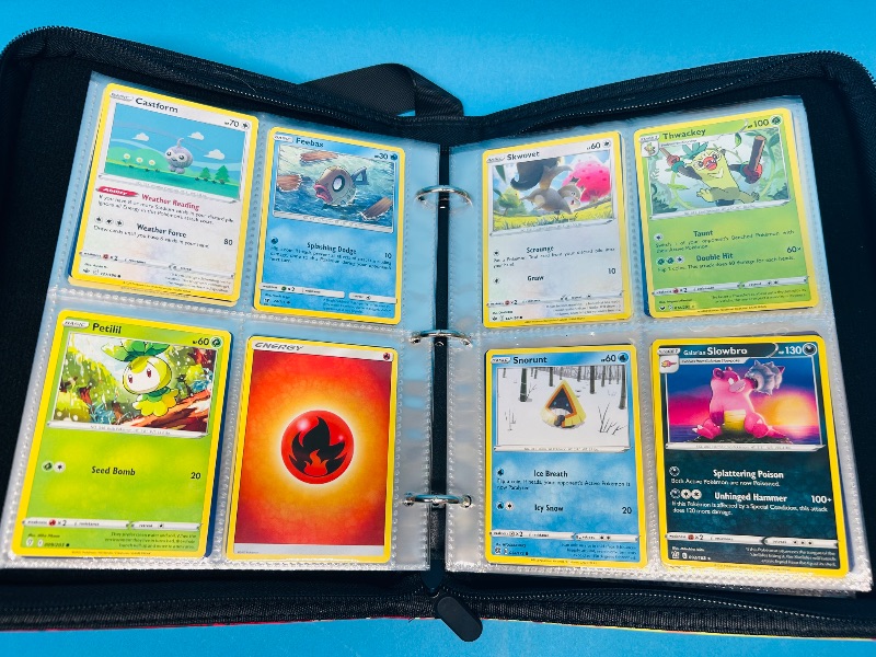 Photo 1 of 812027… Final sale no returns/refunds -160 mixed Pokemon cards in binder