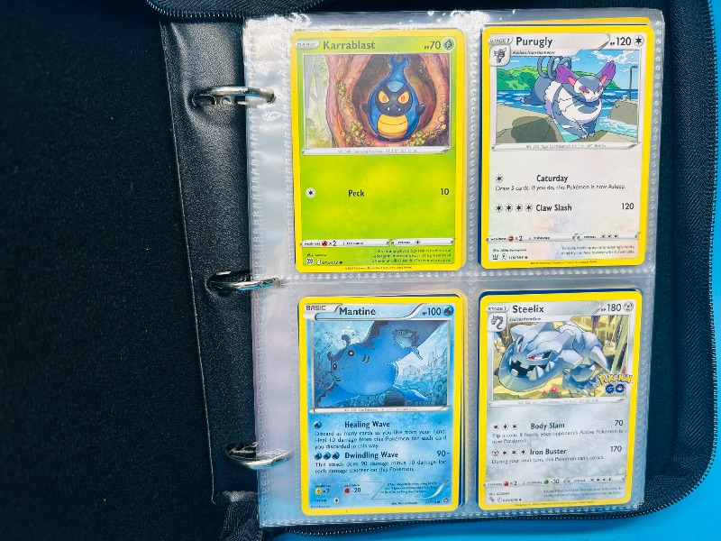 Photo 22 of 812027… Final sale no returns/refunds -160 mixed Pokemon cards in binder