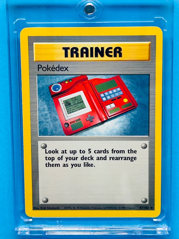 Photo 1 of 812049…Pokémon trainer  card in hard plastic case  87/102