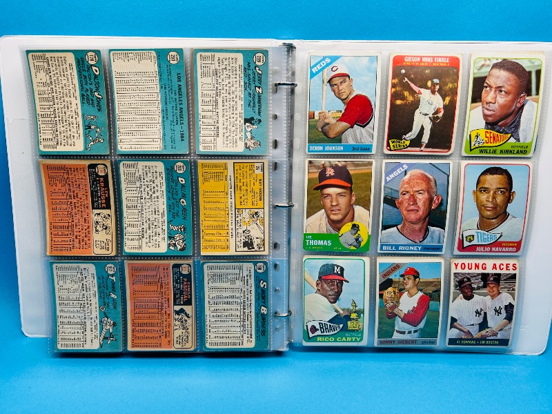 Photo 7 of 812064…final sale no returns/refunds-162 baseball cards 1960’s in binder -shows wear from age