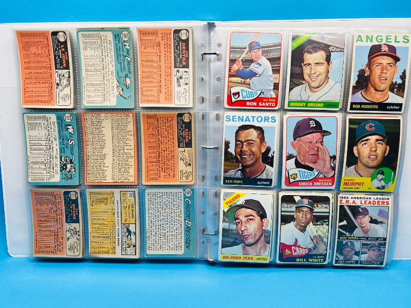 Photo 10 of 812064…final sale no returns/refunds-162 baseball cards 1960’s in binder -shows wear from age