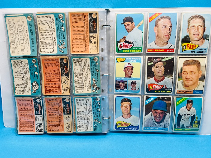 Photo 5 of 812064…final sale no returns/refunds-162 baseball cards 1960’s in binder -shows wear from age