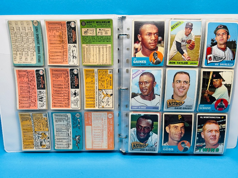 Photo 14 of 812064…final sale no returns/refunds-162 baseball cards 1960’s in binder -shows wear from age