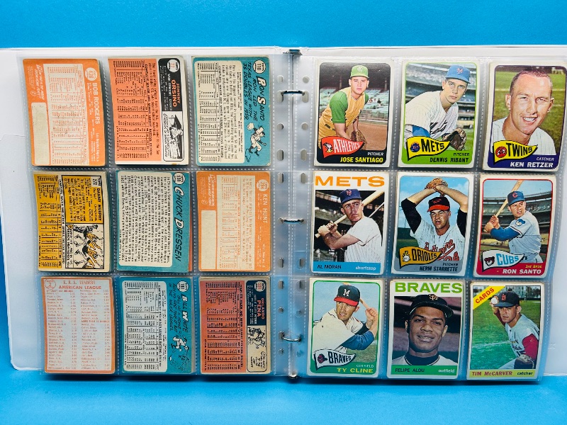 Photo 12 of 812064…final sale no returns/refunds-162 baseball cards 1960’s in binder -shows wear from age