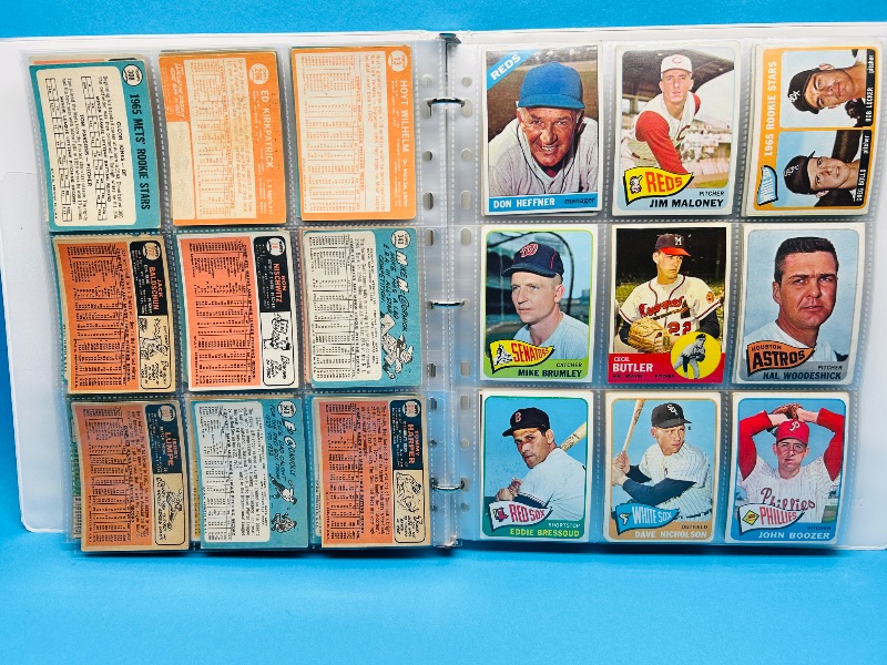 Photo 6 of 812064…final sale no returns/refunds-162 baseball cards 1960’s in binder -shows wear from age