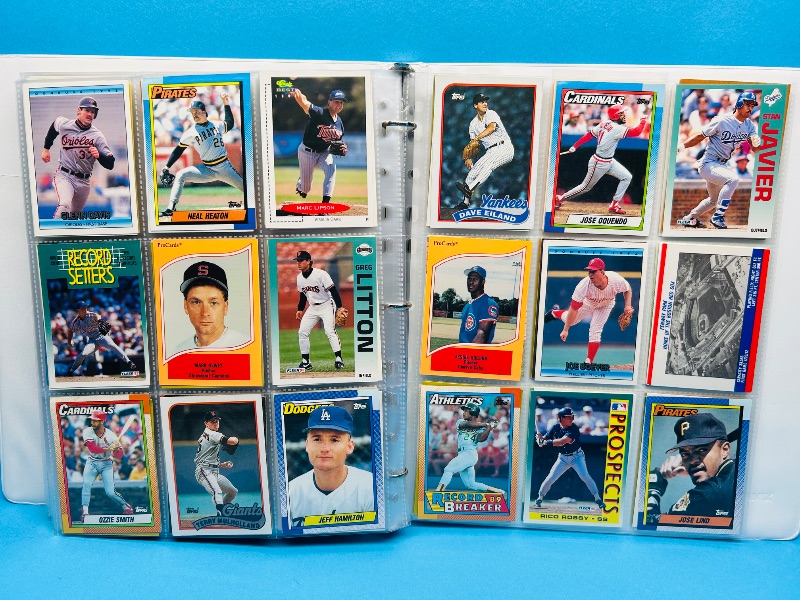 Photo 4 of 812065…final sale no returns/refunds- 324 mixed baseball cards in binder