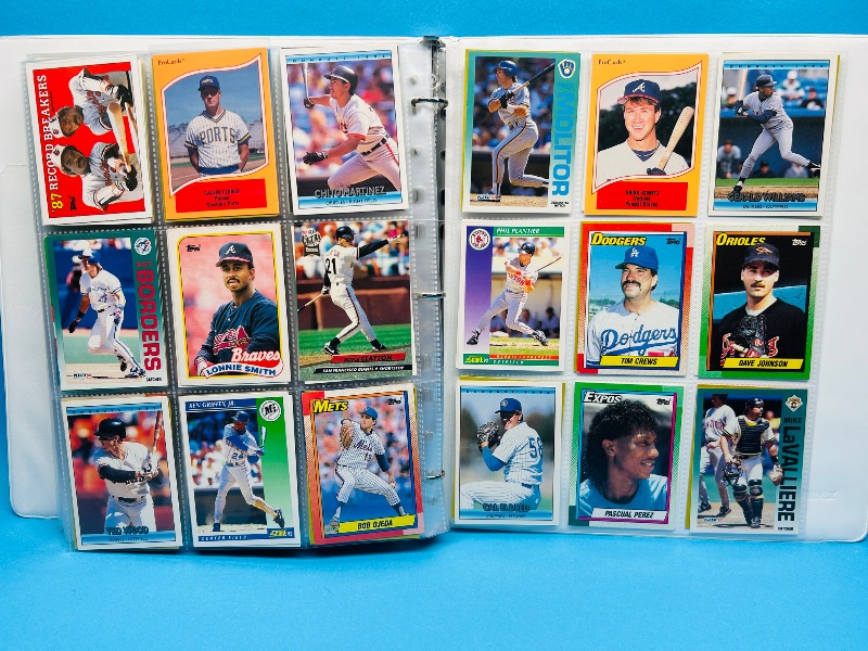 Photo 3 of 812065…final sale no returns/refunds- 324 mixed baseball cards in binder