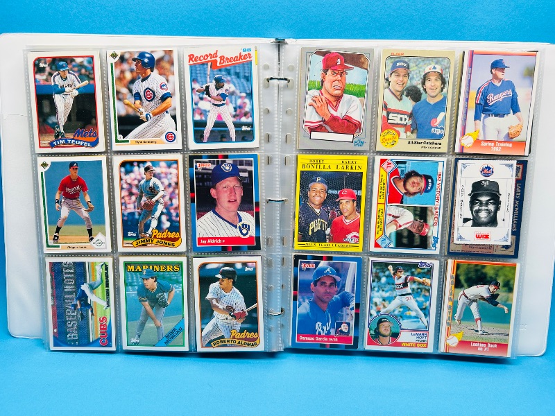 Photo 6 of 812065…final sale no returns/refunds- 324 mixed baseball cards in binder