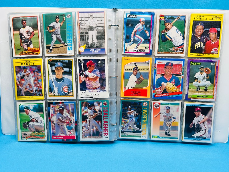 Photo 8 of 812065…final sale no returns/refunds- 324 mixed baseball cards in binder