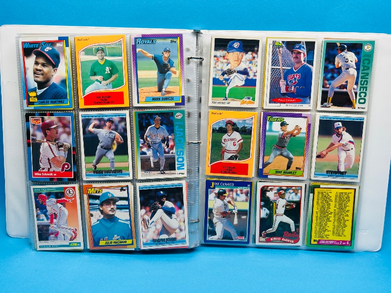 Photo 2 of 812065…final sale no returns/refunds- 324 mixed baseball cards in binder