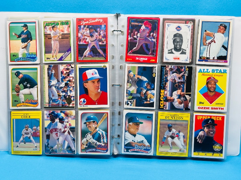 Photo 12 of 812065…final sale no returns/refunds- 324 mixed baseball cards in binder