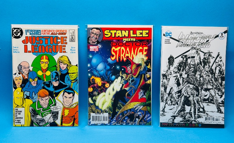 Photo 1 of 812077…3 comics all #1’s in plastic sleeves 