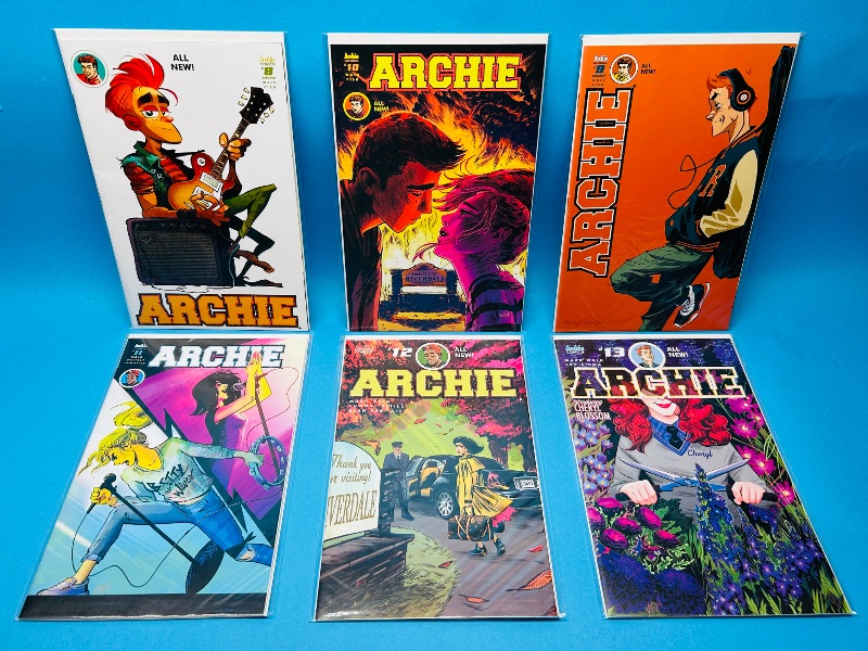 Photo 1 of 812083…6 Archie comics in plastic sleeves 