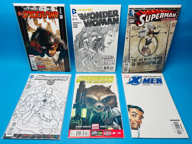 Photo 1 of 812087… 6 comics in plastic sleeves 