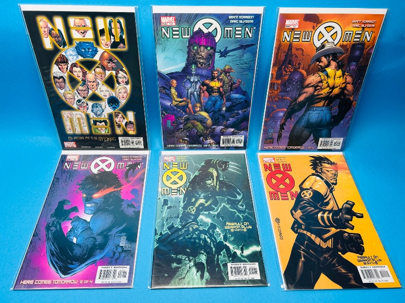 Photo 1 of 812090…6 x-men comics in plastic sleeves 