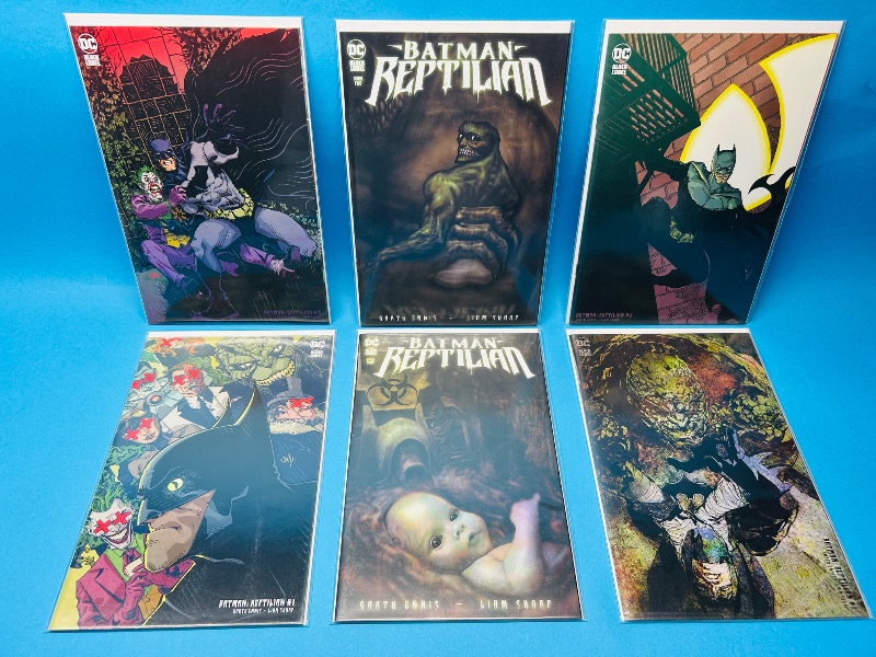 Photo 1 of 812092…  6 Batman Reptilian comics in plastic sleeves 