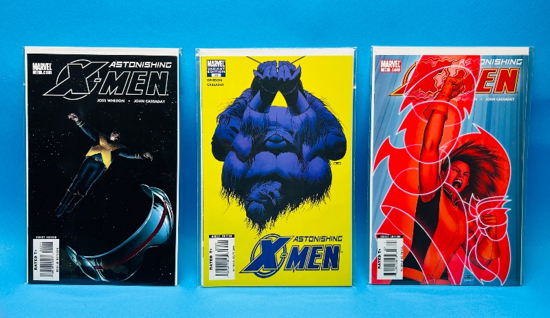 Photo 1 of 812100…3 X-men  comics in plastic sleeves 