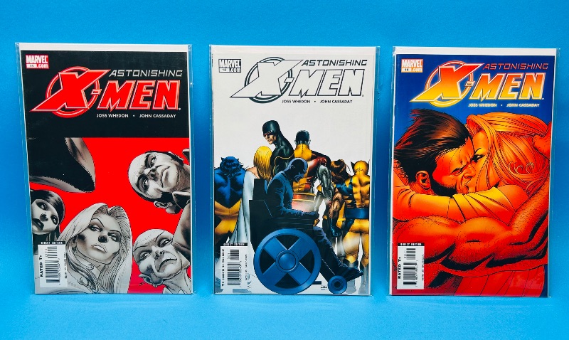 Photo 1 of 812101…3 X-men  comics in plastic sleeves 