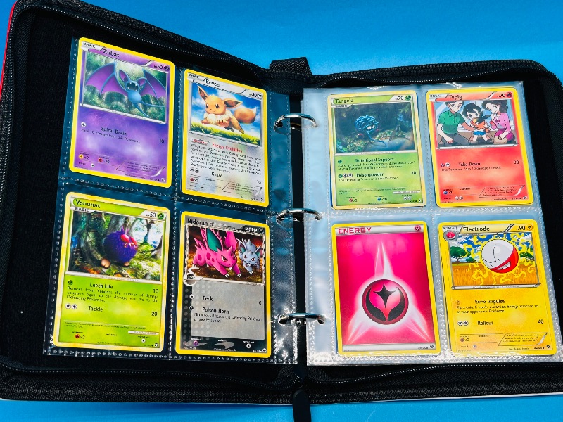 Photo 1 of 812102…final sale no returns/refunds-144 mixed Pokemon cards in binder 