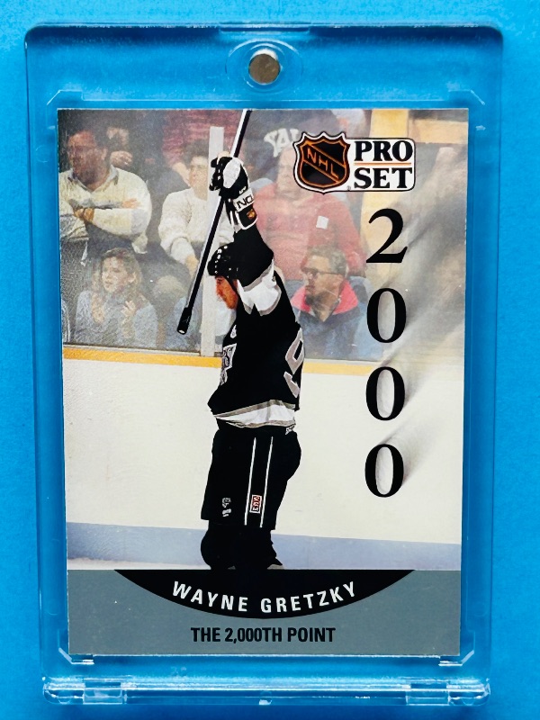 Photo 1 of 812123… Wayne Gretzky card 703  in hard plastic case 