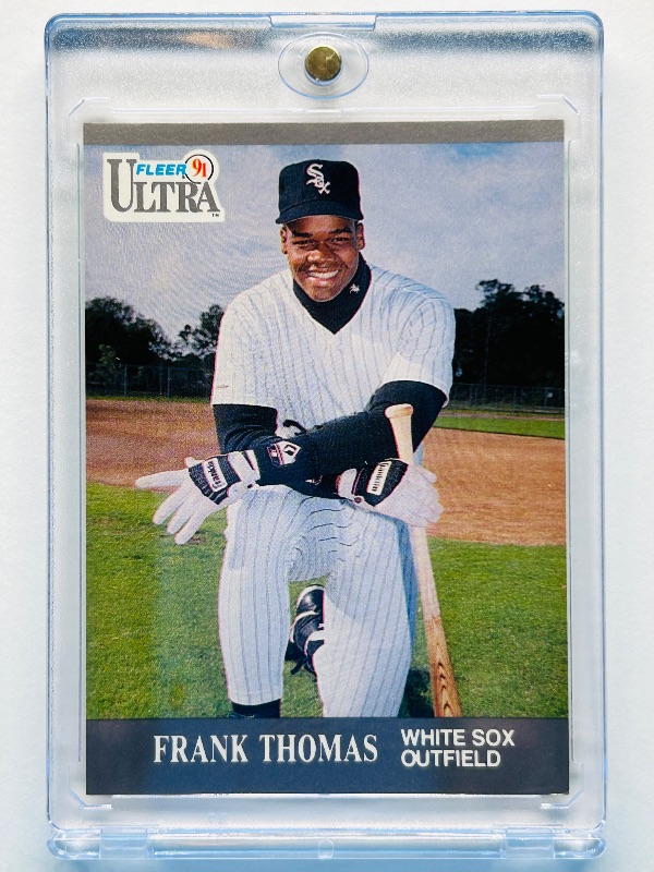 Photo 1 of 812125…Rookie Frank Thomas card 85 in hard plastic case