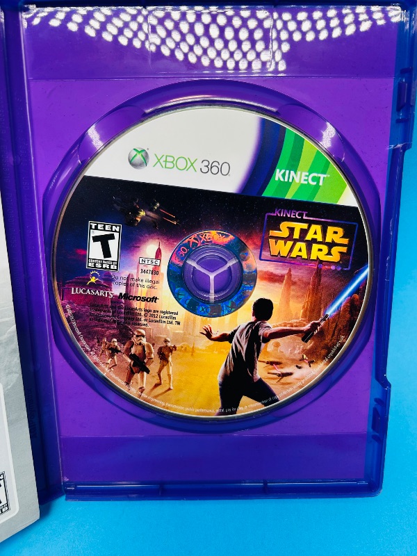 Photo 2 of 812144…XBOX 360 Kinect Star Wars game disc