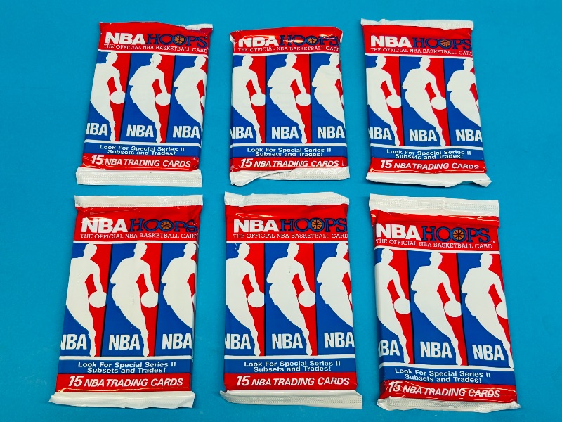 Photo 1 of 812150…final sale no returns/refunds-6 sealed NBA card packs