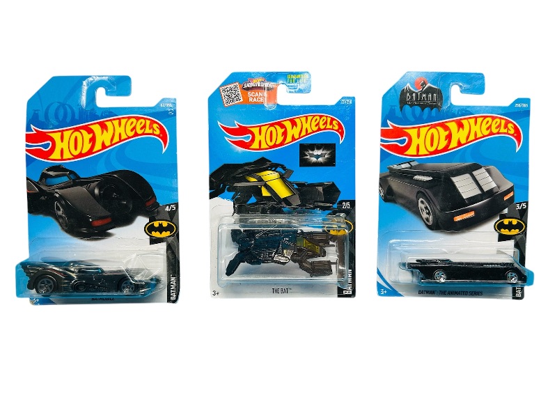 Photo 1 of 812156…3 Batman die cast cars 