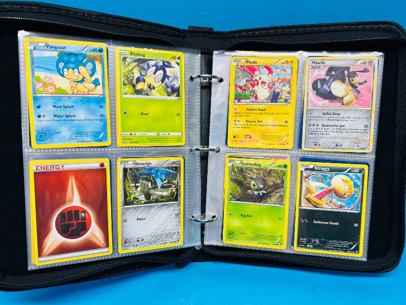 Photo 1 of 812169…final sale no returns/refunds-152 mixed Pokemon cards in binder 