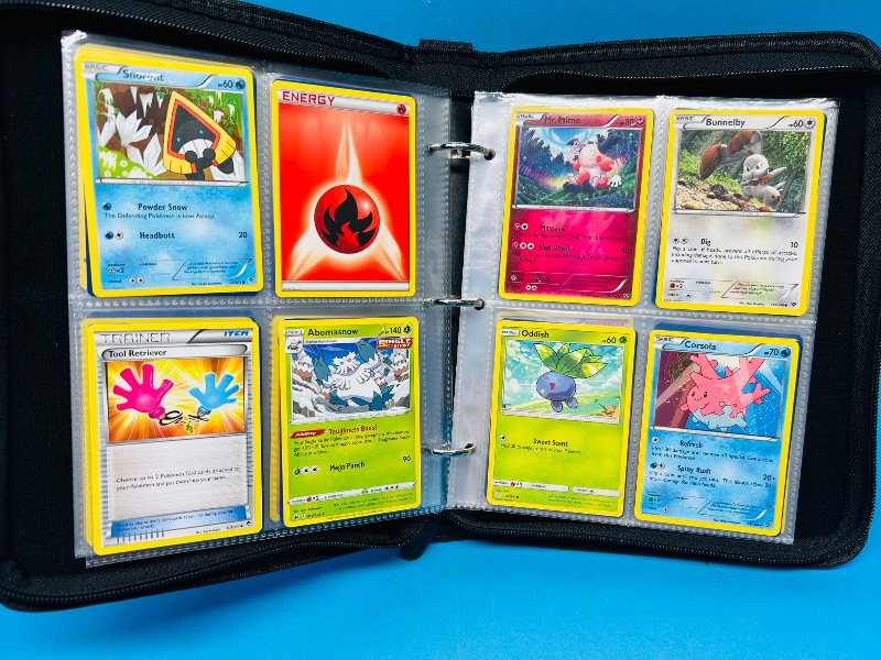 Photo 17 of 812169…final sale no returns/refunds-152 mixed Pokemon cards in binder 