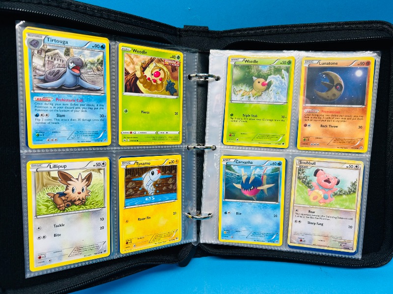 Photo 11 of 812169…final sale no returns/refunds-152 mixed Pokemon cards in binder 