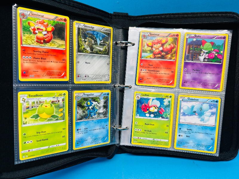 Photo 20 of 812169…final sale no returns/refunds-152 mixed Pokemon cards in binder 