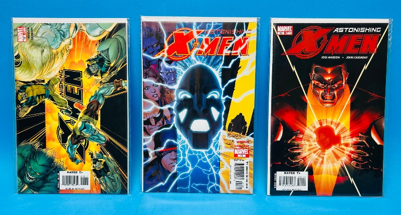 Photo 1 of 812213…3 X-men  comics in plastic sleeves 