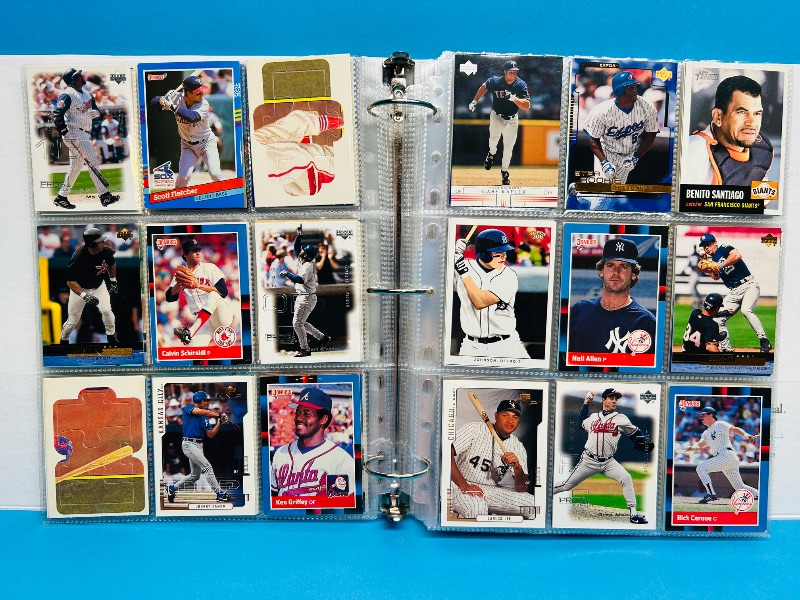 Photo 20 of 812229… final sale no returns/refunds-342 mixed baseball cards in binder 