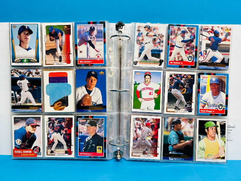 Photo 10 of 812229… final sale no returns/refunds-342 mixed baseball cards in binder 