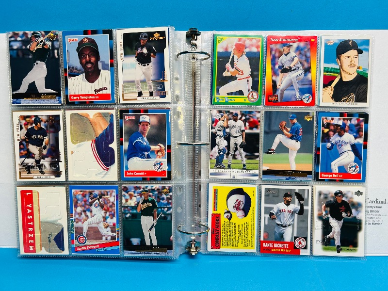 Photo 8 of 812229… final sale no returns/refunds-342 mixed baseball cards in binder 