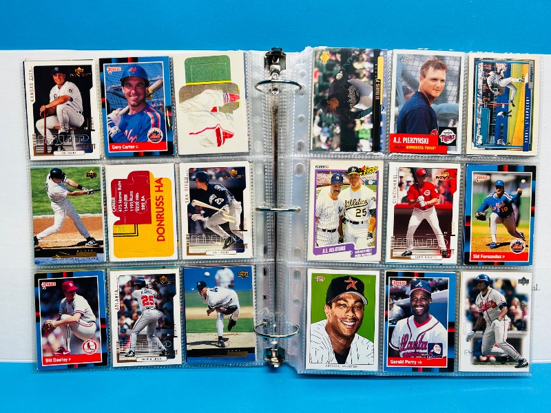 Photo 3 of 812229… final sale no returns/refunds-342 mixed baseball cards in binder 