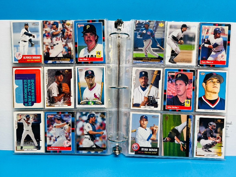 Photo 17 of 812229… final sale no returns/refunds-342 mixed baseball cards in binder 