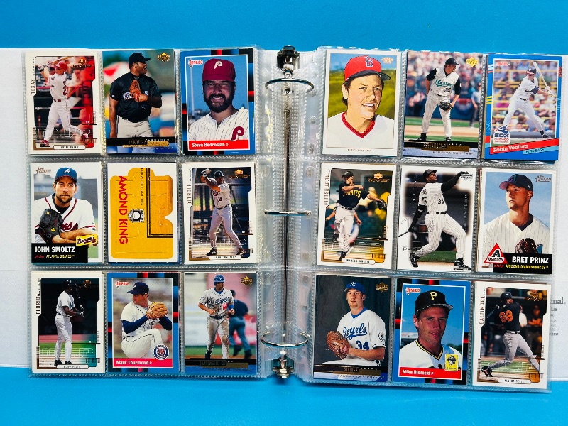 Photo 13 of 812229… final sale no returns/refunds-342 mixed baseball cards in binder 