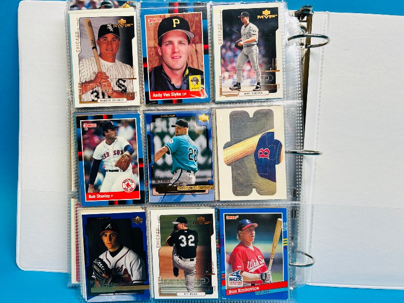 Photo 9 of 812229… final sale no returns/refunds-342 mixed baseball cards in binder 