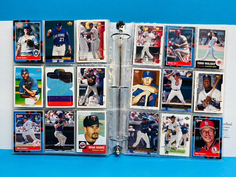 Photo 11 of 812229… final sale no returns/refunds-342 mixed baseball cards in binder 