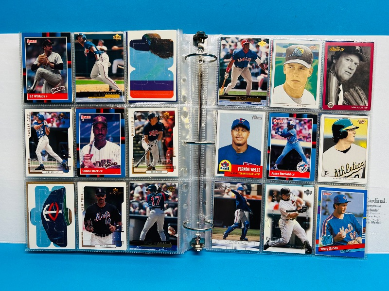 Photo 7 of 812229… final sale no returns/refunds-342 mixed baseball cards in binder 