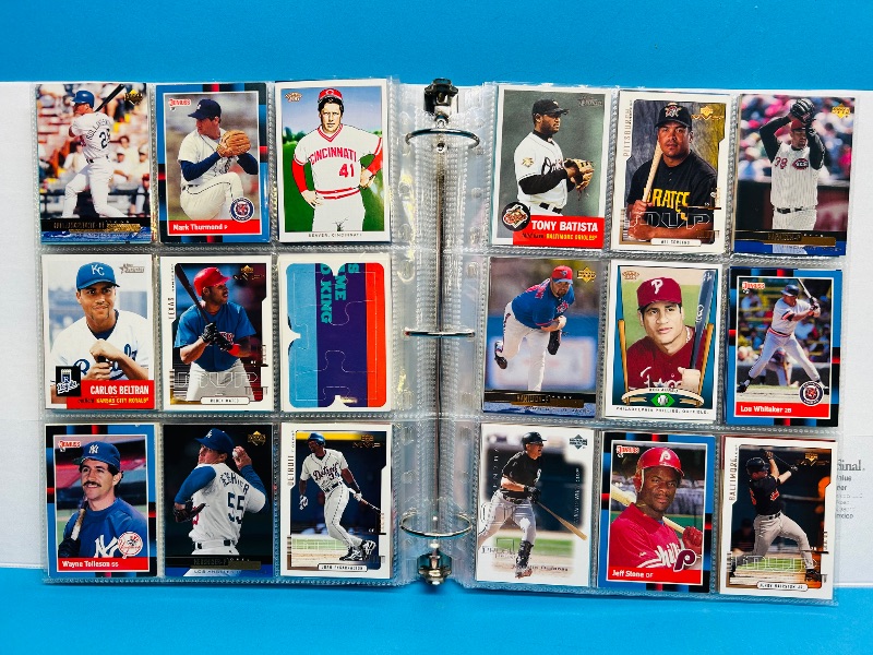 Photo 18 of 812229… final sale no returns/refunds-342 mixed baseball cards in binder 