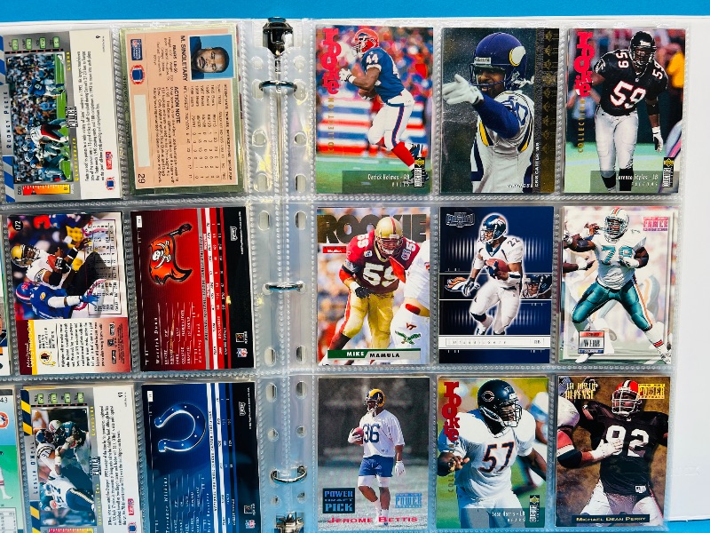 Photo 2 of 812230… final sale no returns/refunds-144 mixed football cards in binder 