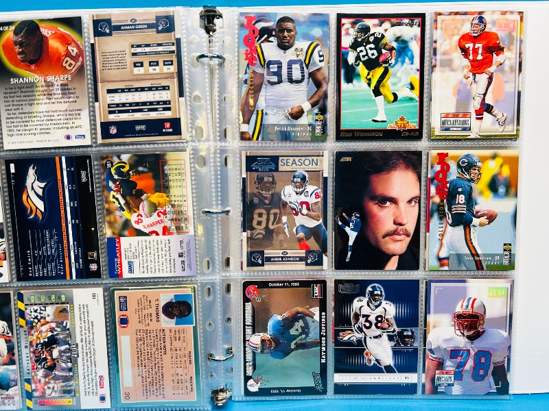 Photo 4 of 812230… final sale no returns/refunds-144 mixed football cards in binder 