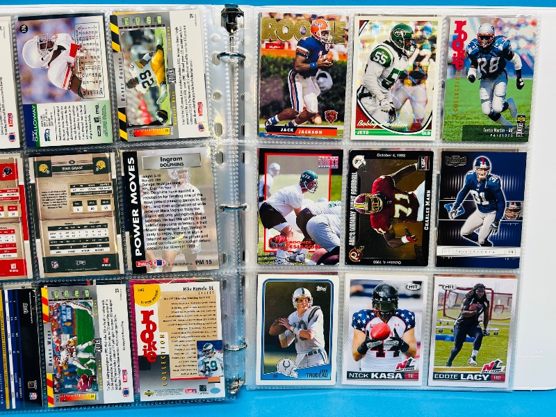 Photo 5 of 812230… final sale no returns/refunds-144 mixed football cards in binder 