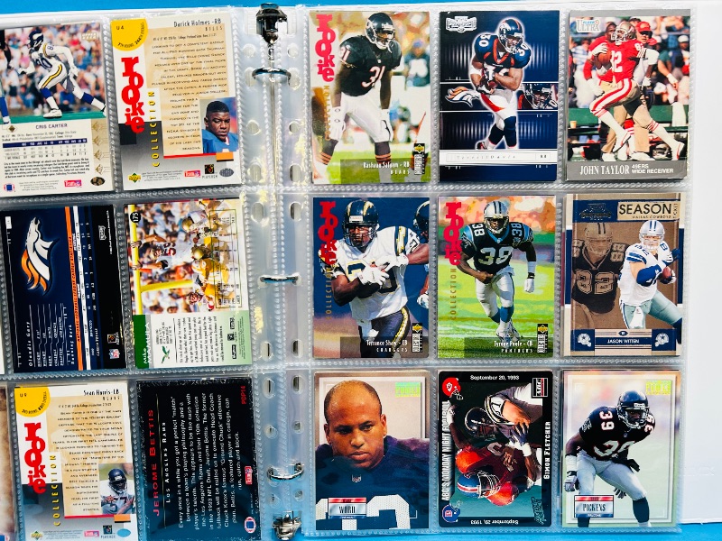 Photo 6 of 812230… final sale no returns/refunds-144 mixed football cards in binder 