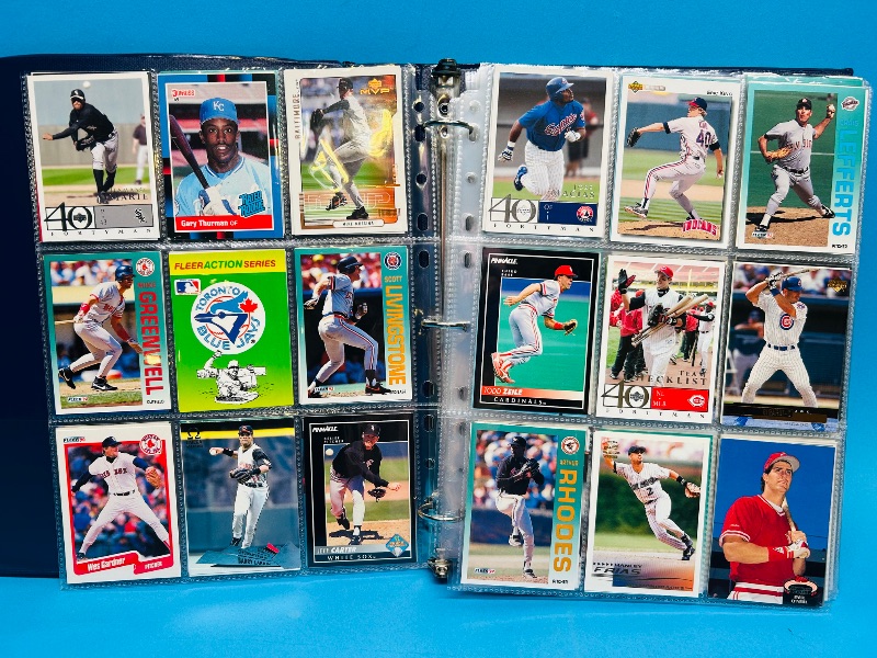 Photo 19 of 812231… final sale no returns/refunds-324 mixed baseball cards in binder 